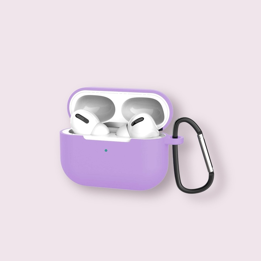 Purple Silicone AirPods Pro Case